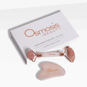 Osmosis | Rose quartz facial roller & gua sha set